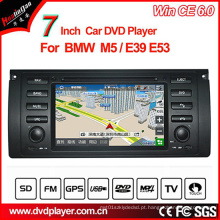 Windows Ce Car DVD Player para BMW 5 Series GPS Tracker com Navegação GPS Hualingan